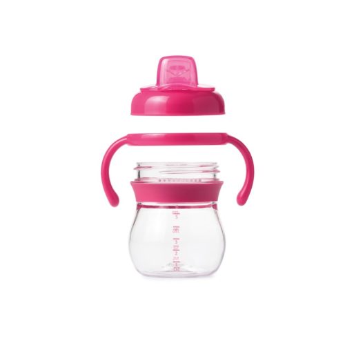 OXO Tot Grow Soft Spout Sippy Cup W/Removable Handles 6oz - Pink