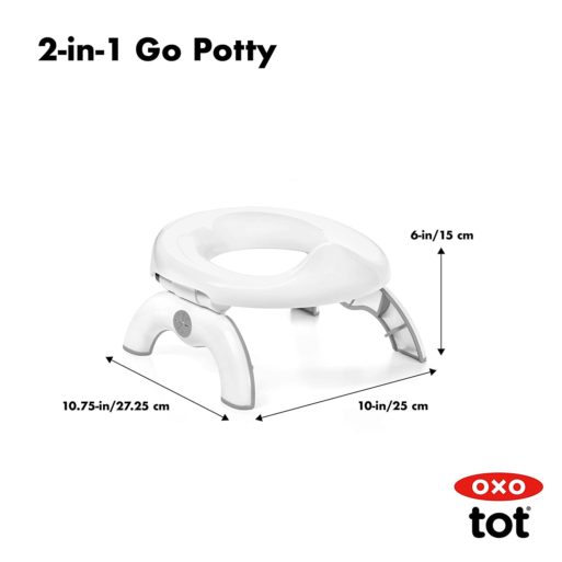 OXO Tot 2in1 Go Potty - Grey