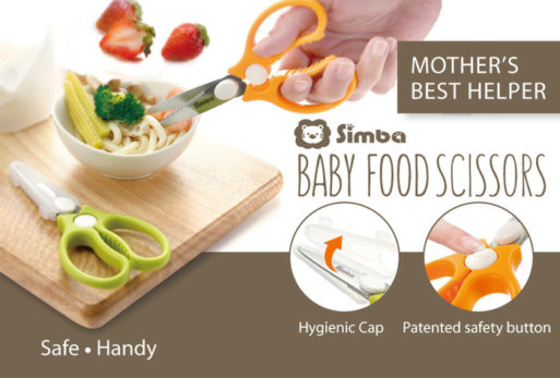 Simba Baby Food Scissors - Green