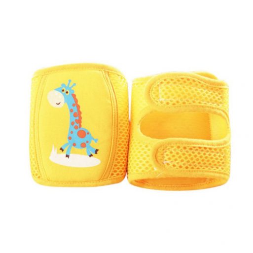 Baby Fashion Knee Pad - Giraffe Yellow