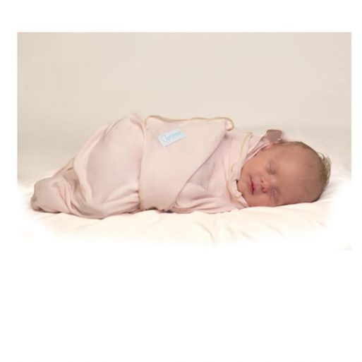 Bebitza Bamboo Baby Wrap (2pack) - Cream/Pink