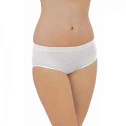 Carriwell Seamless Organic Comfort Panties Natural White - L