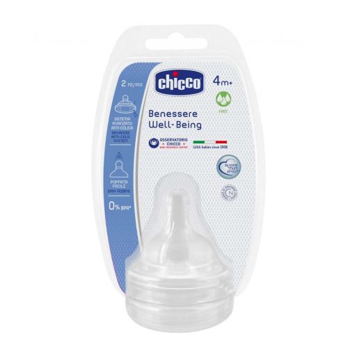 Chicco WB Teat Fast Silicone 4m+