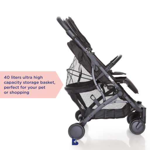 Keenz Air Plus Deluxe Set Stroller - Blue Melange