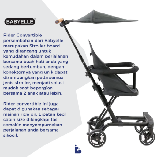 BabyElle Rider Comvertible Special Edition - Black