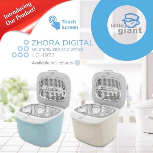 Little Giant Zhora Digital UV Sterilizer and Dryer - Blue