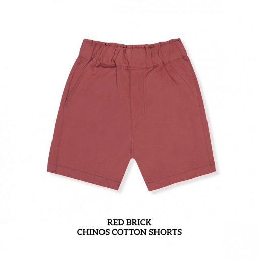 Little Palmerhaus Chinos Cotton Short 1years - Brick