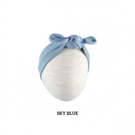 Little Palmerhaus Rounded Knot Headband - Sky Blue