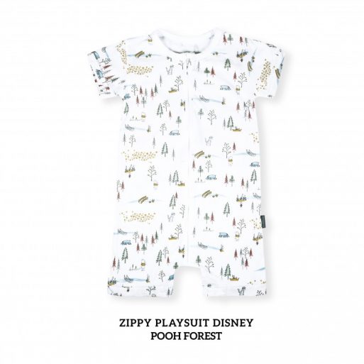 Little Palmerhaus Zippy Playsuit Disney 6-12m - Pooh Forest