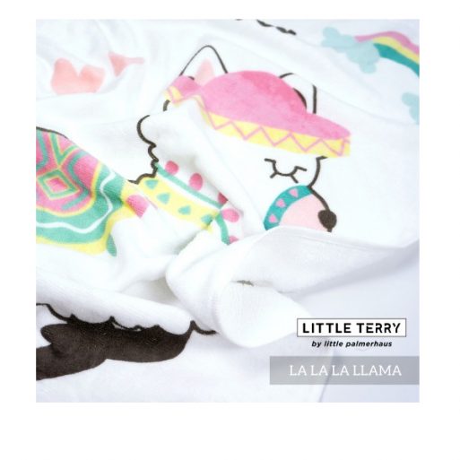 Little Terry Baby Towel by Little Palmerhaus - La La La Llama