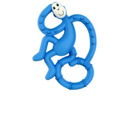 Matchstick Monkey Mini Teether - Blue