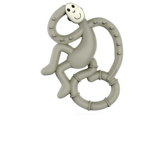 Matchstick Monkey Mini Teether - Grey