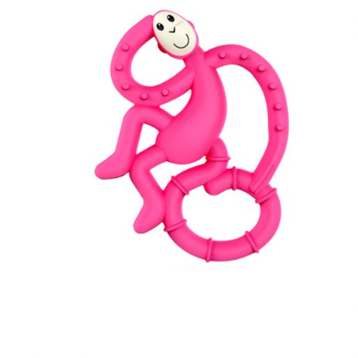 Matchstick Monkey Mini Teether - Pink