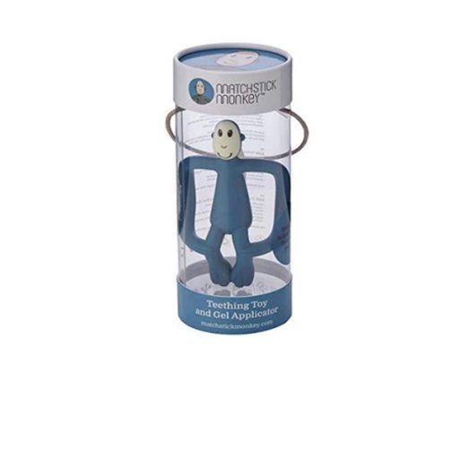 Matchstick Monkey Teething Toy - AirForce Blue