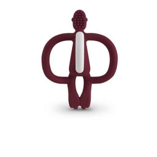 Matchstick Monkey Teething Toy - Claret