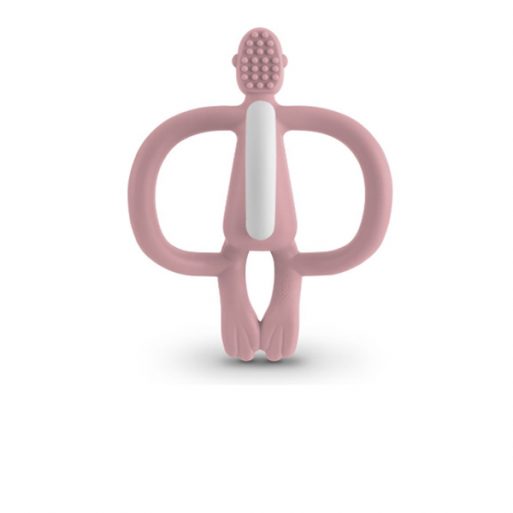 Matchstick Monkey Teething Toy - Dusty Pink