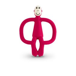 Matchstick Monkey Teething Toy - Rubine Red