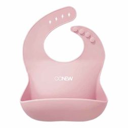 OONEW Silicone Waterproof Baby Bib - Pink