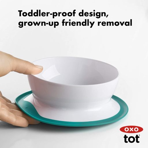 OXO Tot Stick & Stay Suction Bowl - Teal