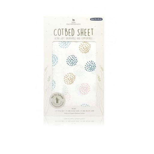 Little Palmerhaus Cot Bed Sheet 95x65cm - Flare