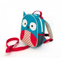 Skiphop Zoo-let Mini Backpack With Rein - Owl