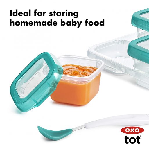 OXO Tot Baby Blocks Freezer Storage 4oz - Teal