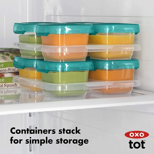 OXO Tot Baby Blocks Freezer Storage 4oz - Teal