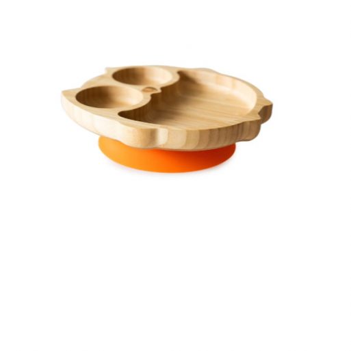 Ecorascals Bamboo Owl Set - Orange