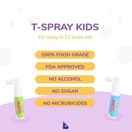 T-Spray Kids Oral Care - Peach