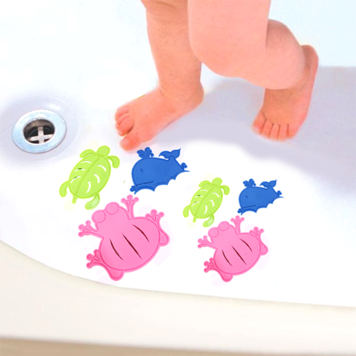 Karibu PVC Bath Appliques Set of (6pcs) - Pink