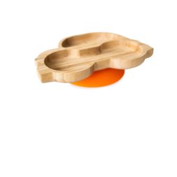 Ecorascals Bamboo Car Plate - Orange