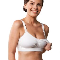 Carriwell Seamless Padded Nursing Bra White XL