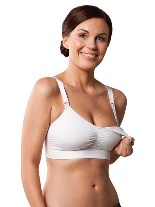 Carriwell Seamless Padded Nursing Bra White XL