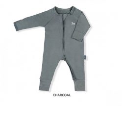 Little Palmerhaus Baby Sleepsuit 18m - Charcoal