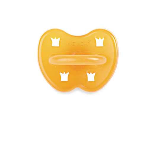 Hevea Natural Rubber Crown Pacifier 0-3m