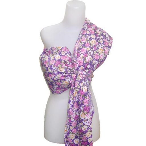 Cute Baby Sling Purple Flo