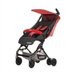 Elle Gogo Mini Stroller Black Frame - Red