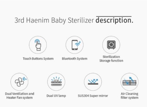 Haenim UV Sterilizer - Silver