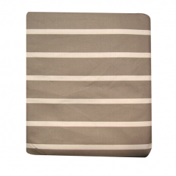 Kinderkeen Waterproof Sheet Jumbo (200x200) - Stripe Grey White