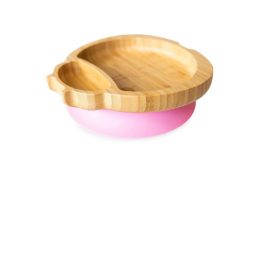 Ecorascals Bamboo Ladybird Plate - Pink