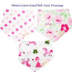 Mom's Care Scarf Bib 3in1 Princess