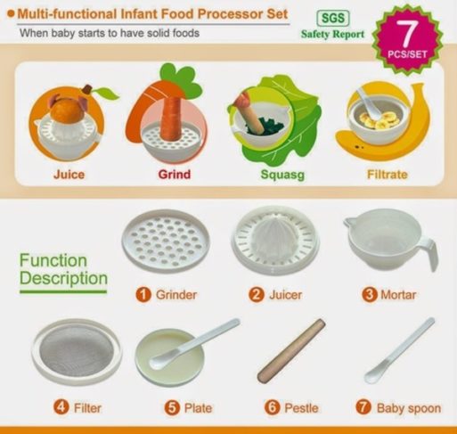 Simba Multi-Functional Infant Food Processor Set