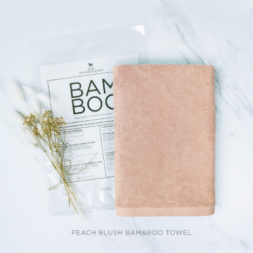 Little Palmerhaus Bamboo Towel - Peach Blush