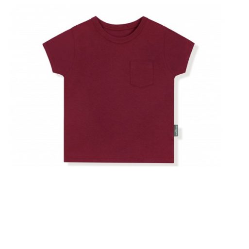 Little Palmerhaus Pocket Tee 4years - Maroon