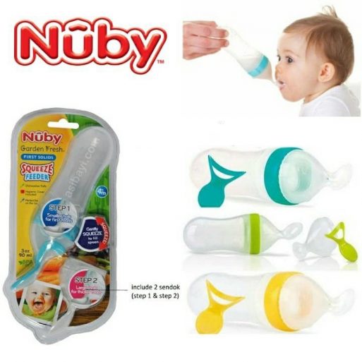 Nuby GF Squeeze Feeder - Green