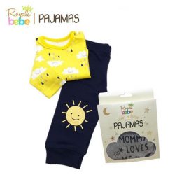 Royal Bebe Long Sleeve Pajamas (48m ) - Rain Yellow