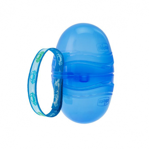 Chicco Double Soother Holder (0m+) - Blue