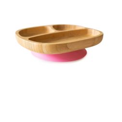 Ecorascals Bamboo Toddler Plate - Pink