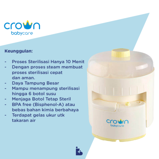 Crown Bottles Electric Steam Sterilizer