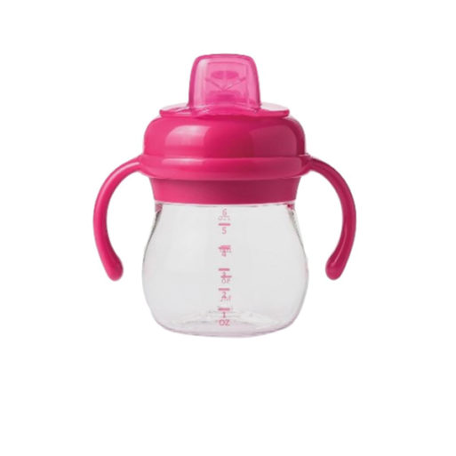 OXO Tot Grow Soft Spout Sippy Cup W/Removable Handles 6oz - Pink